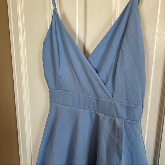 Akira periwinkle romper dress  - Picture 9 of 12